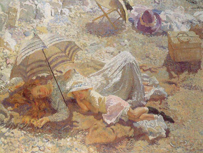 William Orpen Midday on the Beach